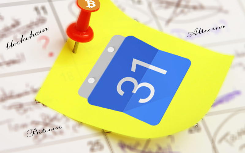Calendario Blockchain e Criptomoedas
