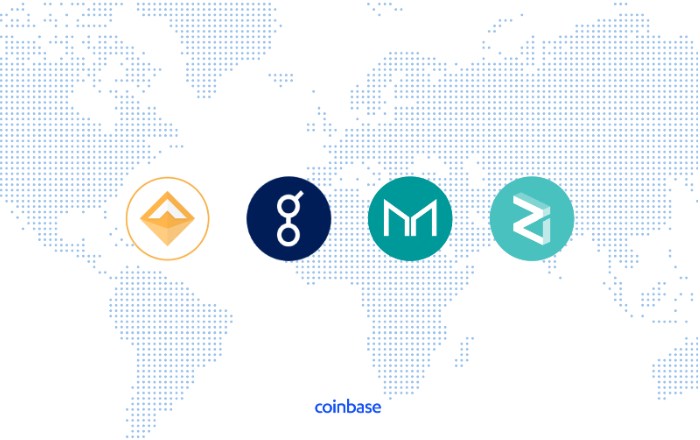 tokens Ethereum listados na Coinbase