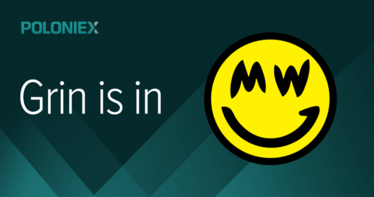 Poloniex lista GRIN em sua plataforma