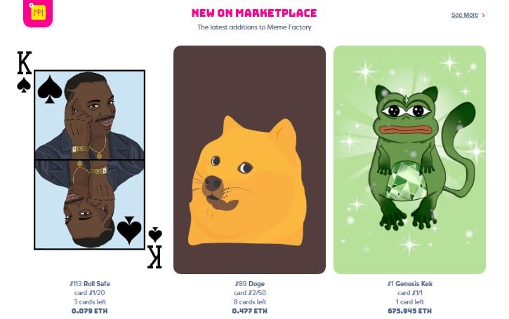 MEME Factory disponibiliza memes colecionáveis na blockchain