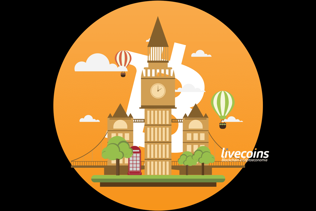 Bitcoin em Londres - Capital da Inglaterra e Reino Unido