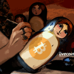 Fabricação de Matryoshka com Bitcoin na Rússia