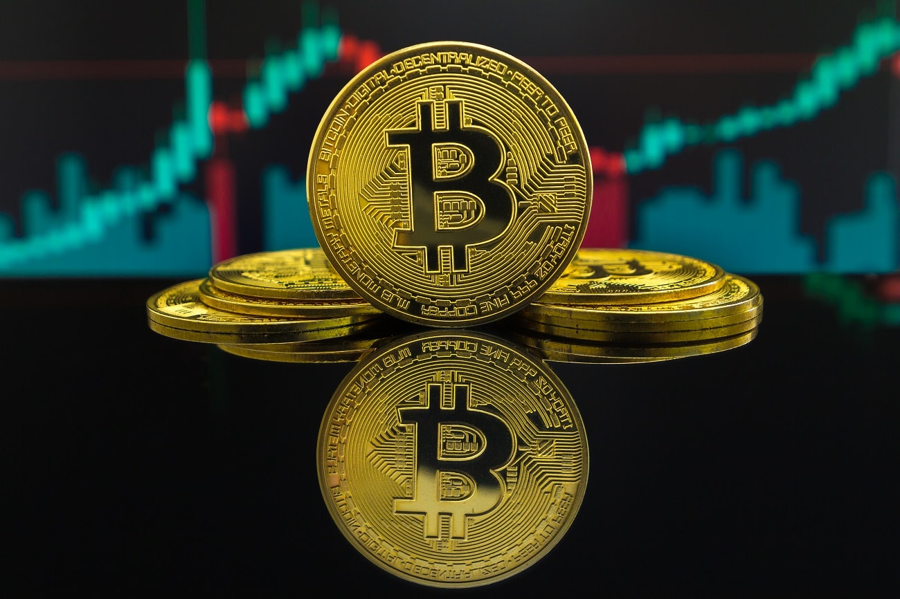 Alta do Bitcoin gráfico