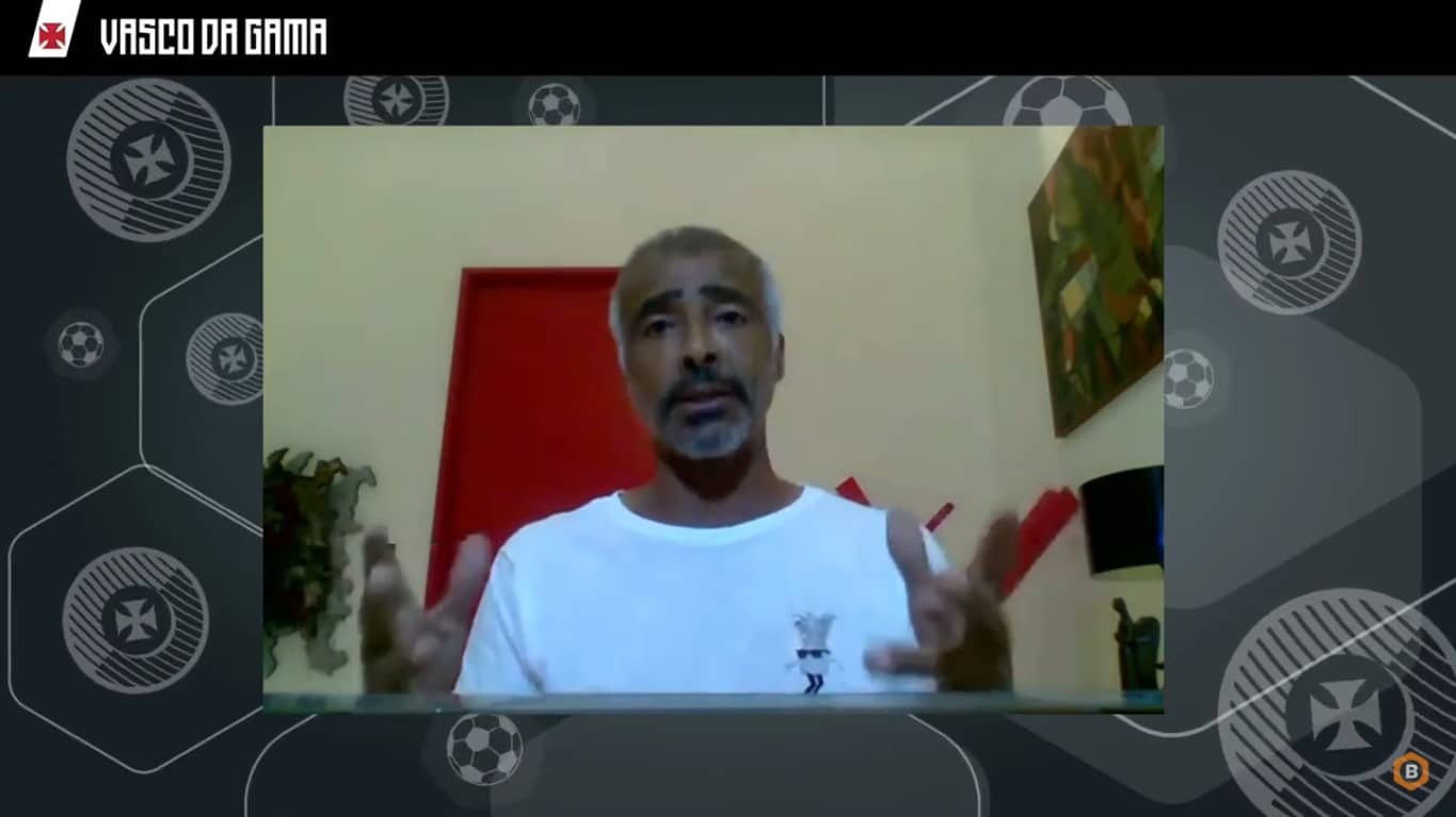 Romário participou de live do Mercado Bitcoin sobre Vasco Token