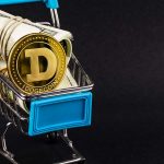 Dogecoin no carrinho de compra