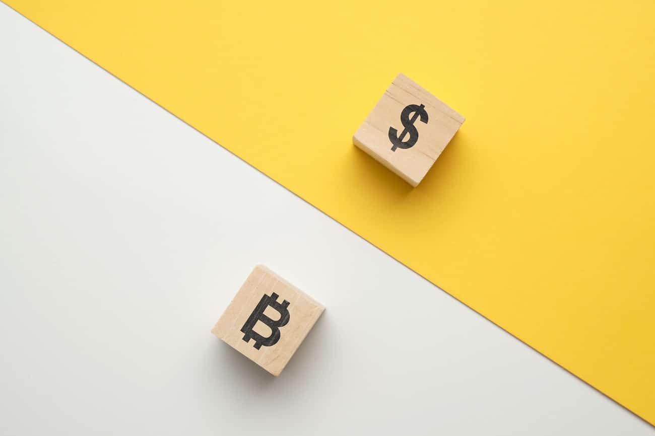 Confronto entre Bitcoin e Dólar BTC USD hoje preço