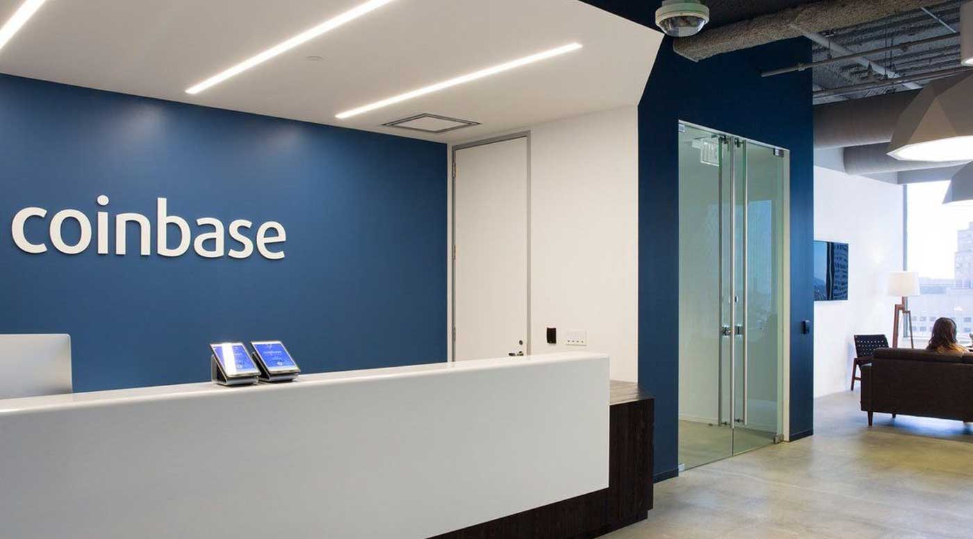 Escritório Coinbase. Imagem: Coinbase