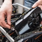 Fazenda de mineração de criptomoedas Ethereum