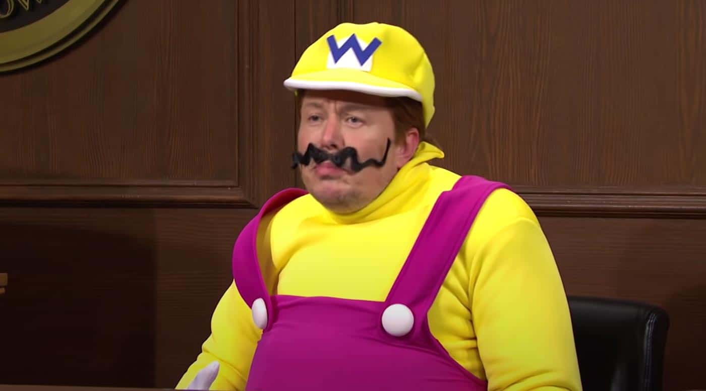 Elon Musk interpretando Wario. Imagem: Divulgação SNL.