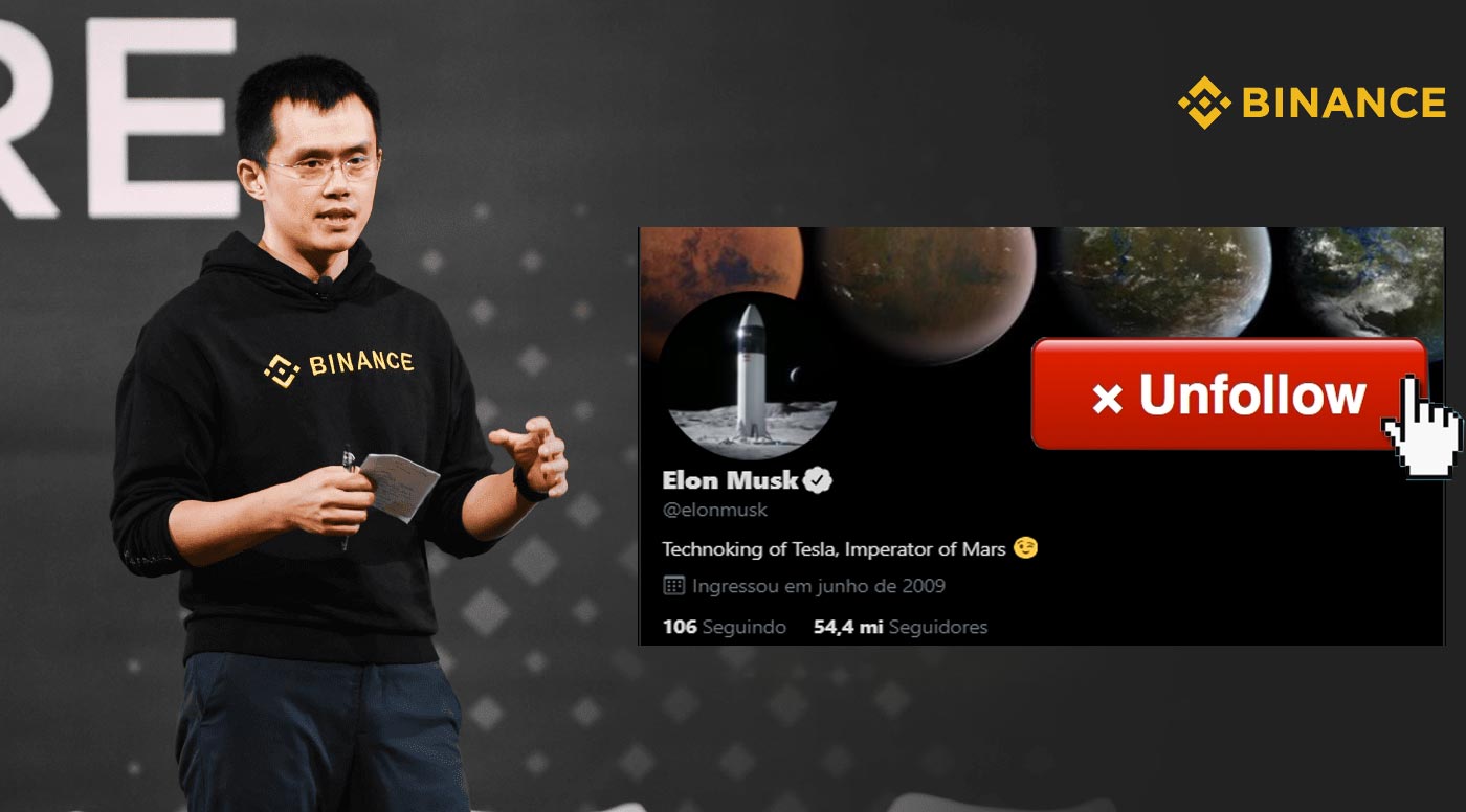 CZ deixa de Seguir Elon Musk