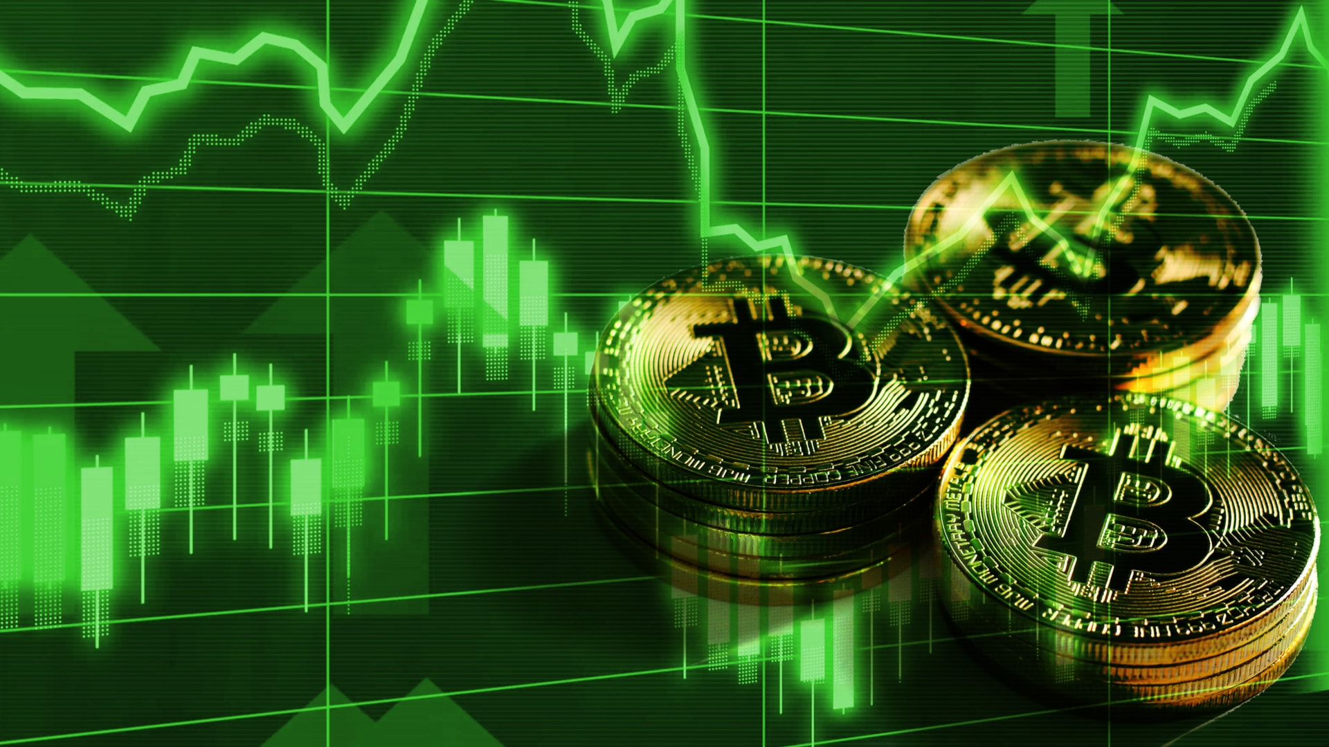 Gráfico de preço do Bitcoin price chart otimista