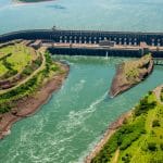 Hidrelétrica Itaipu Binacional entre Brasil e Paraguai