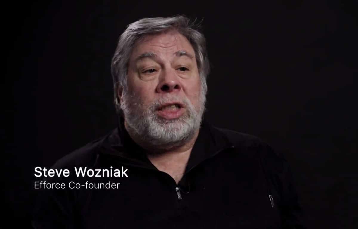 Steve Wozniak, co-fundador da Apple e Efforce