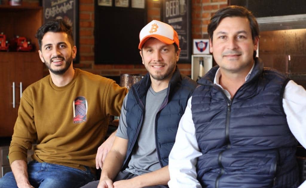 Sosa, Rejala, Benitez. Grupo Cinco. Imagem: Coindesk