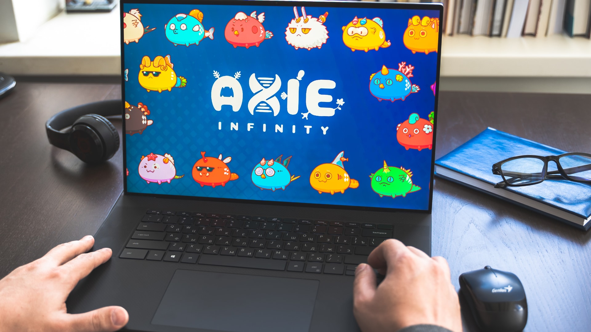 Jogador de Axie Infinity
