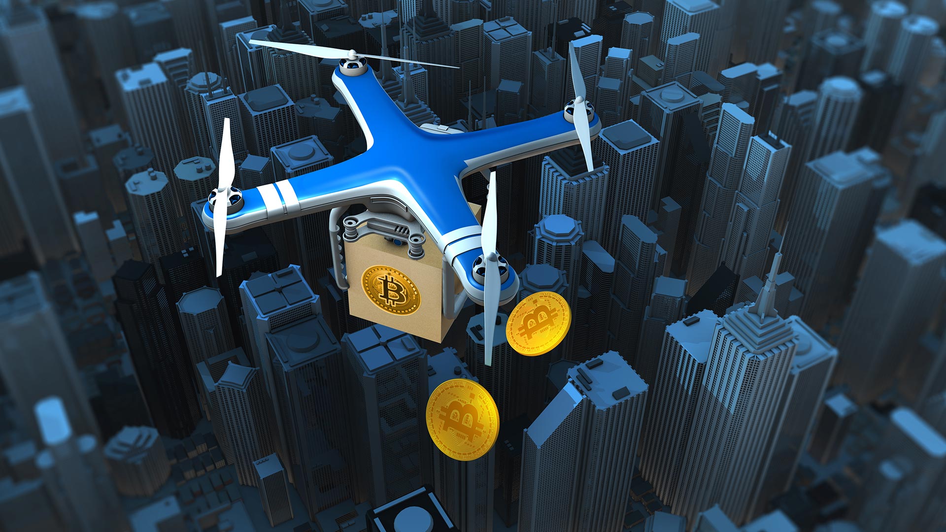 Bitcoin de graça. Imagem: ShutterStock