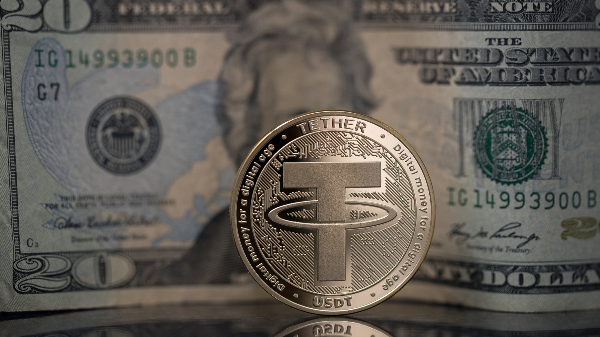 Dólar e Tether USDT lastro