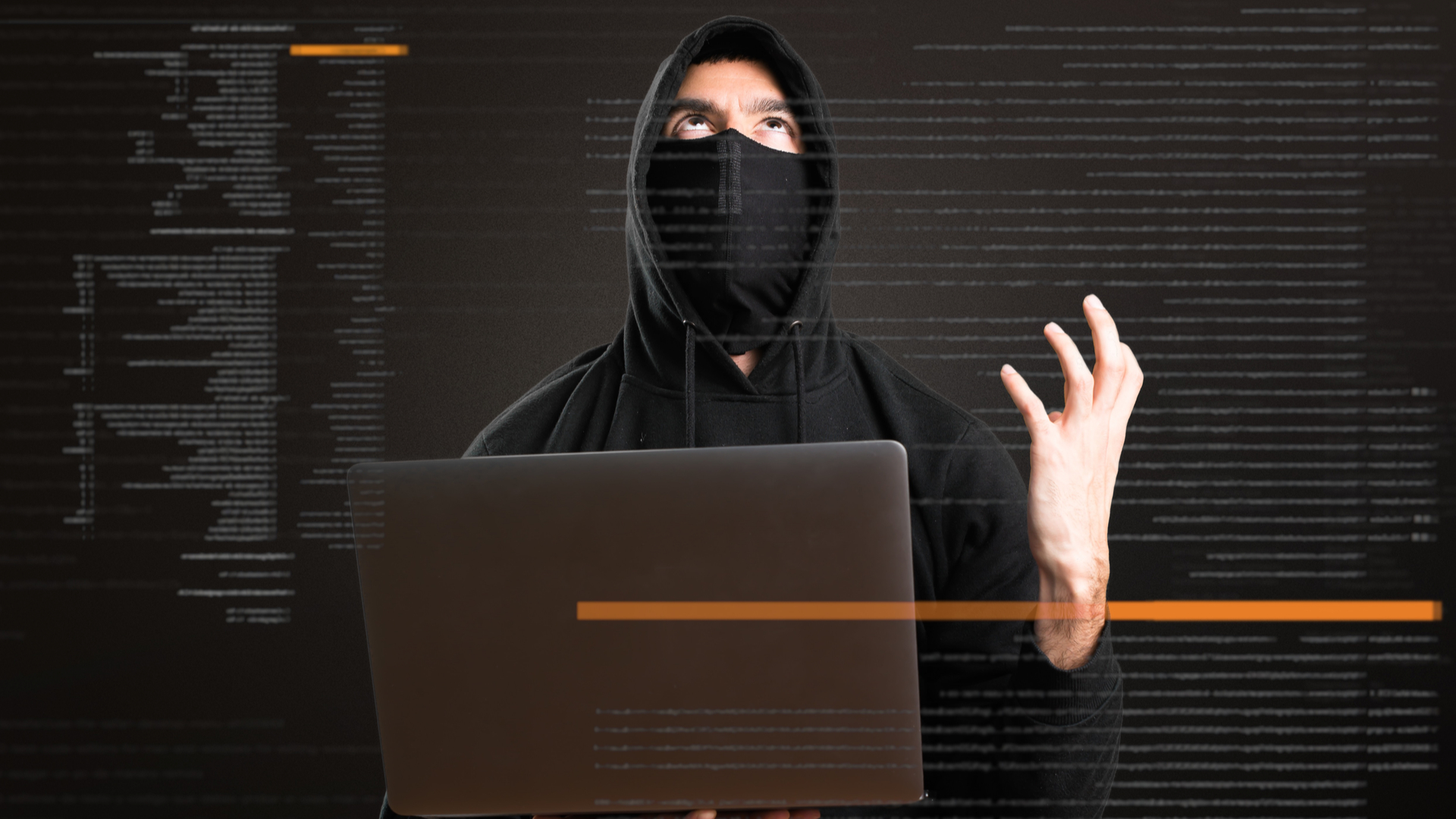 Hacker frustrado com seu computador