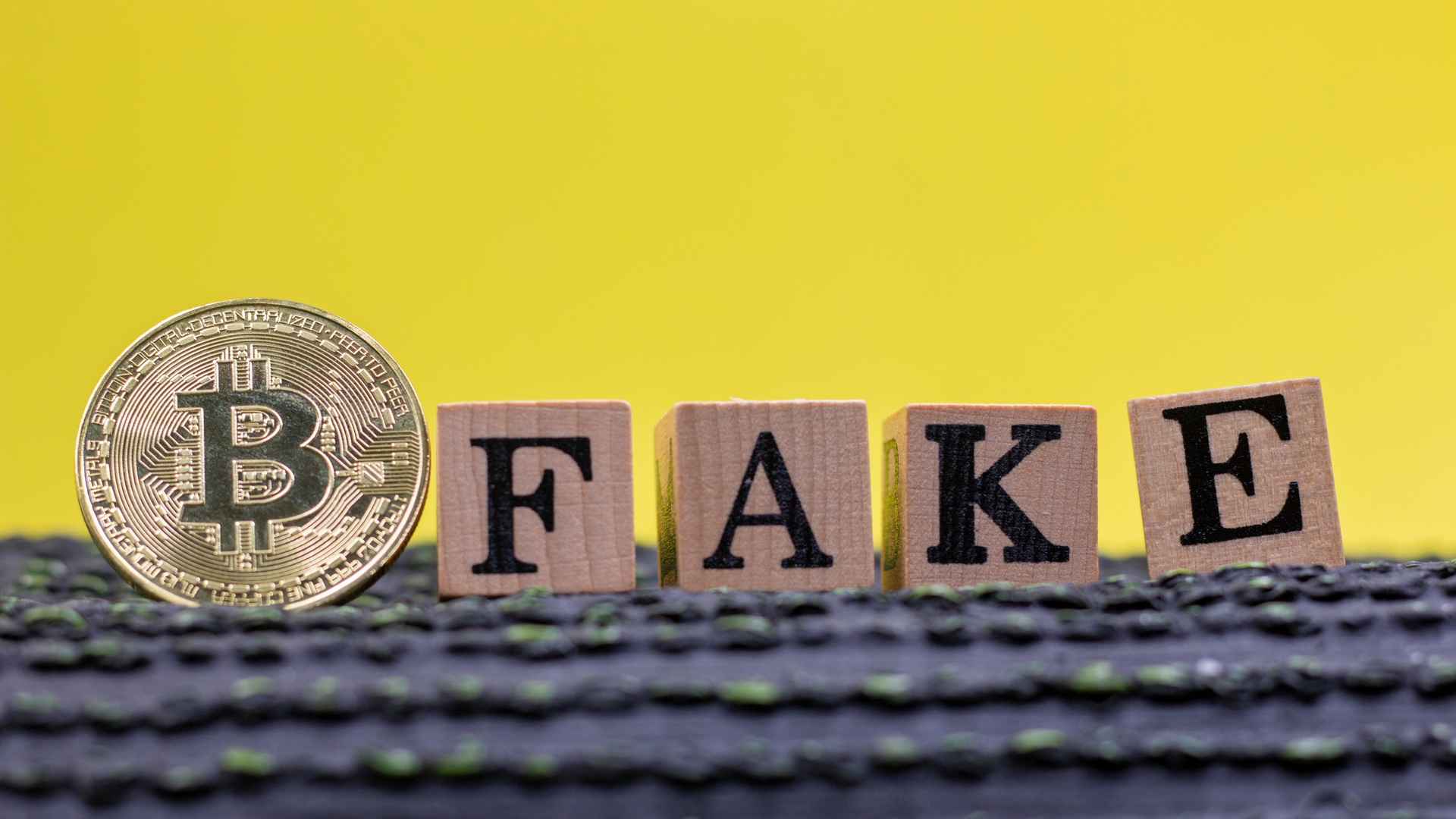 Bitcoin falso fake