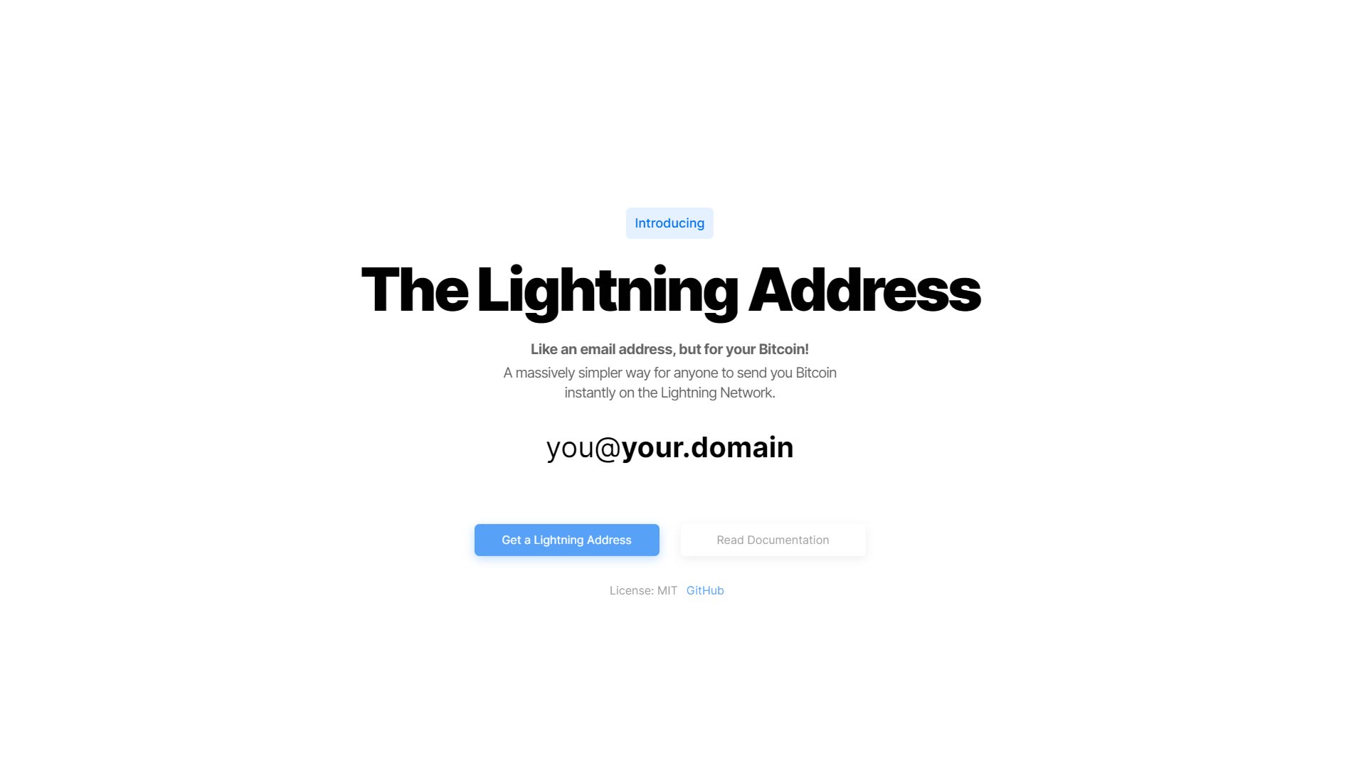 LN Address