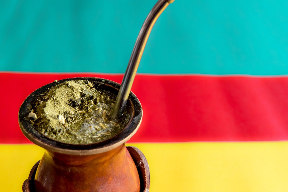 Chimarrão e Bandeira do Rio Grande do Sul