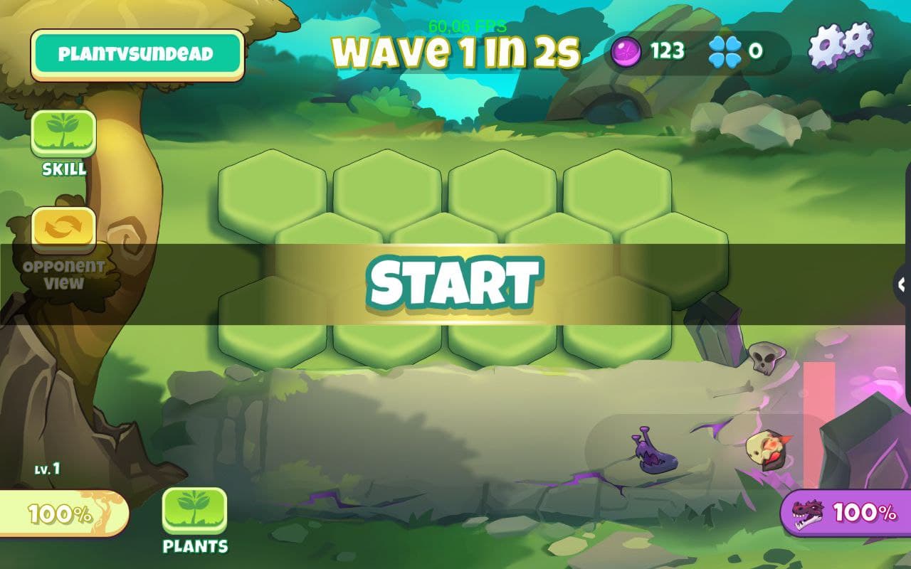 Imagem do jogo Plant vs Undead