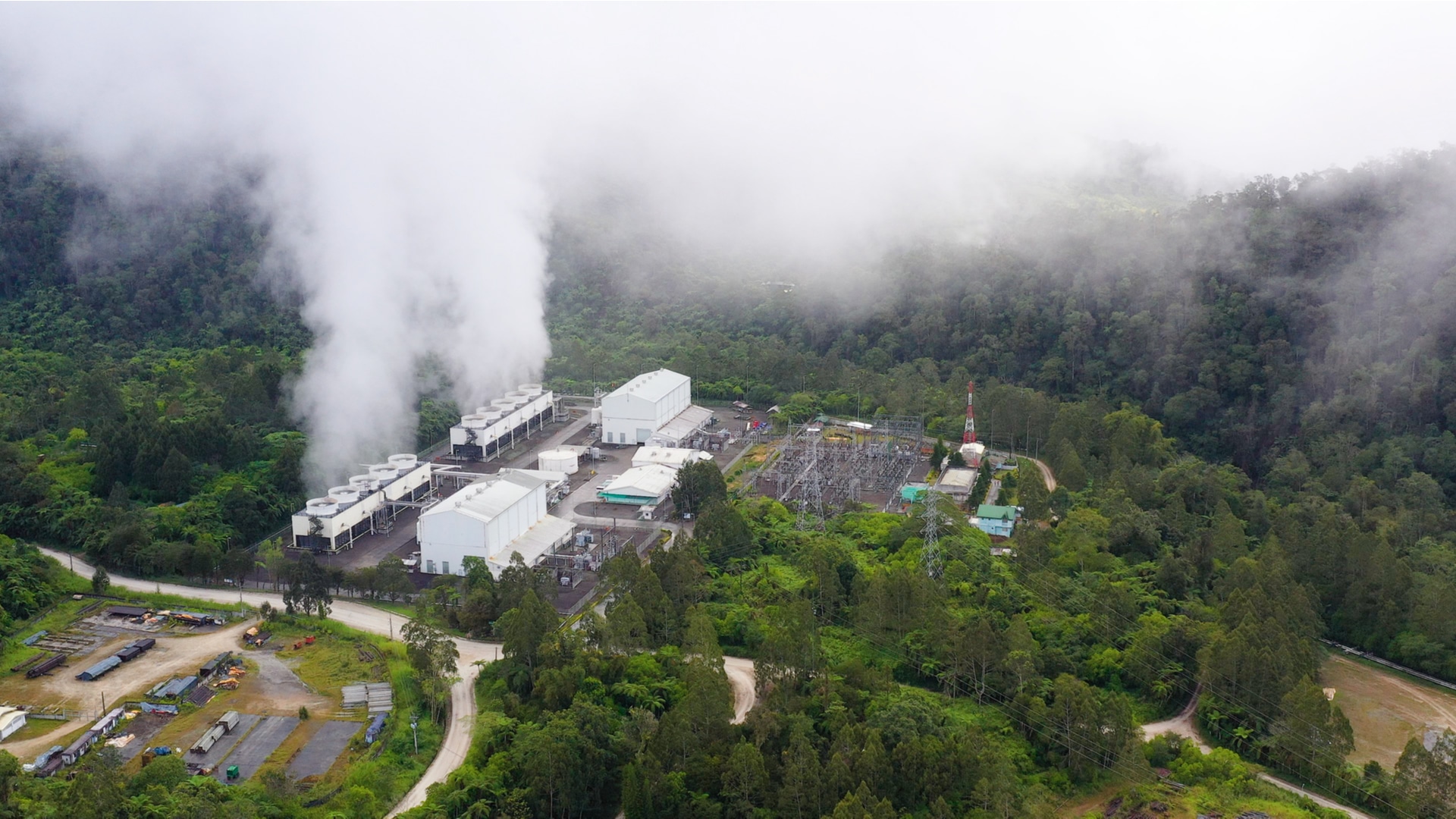 Usina de energia geotermal
