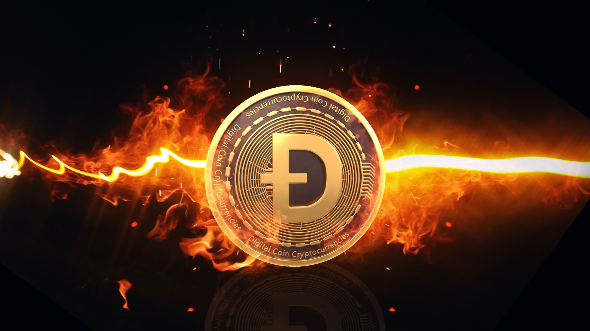 Dogecoin pegando fogo