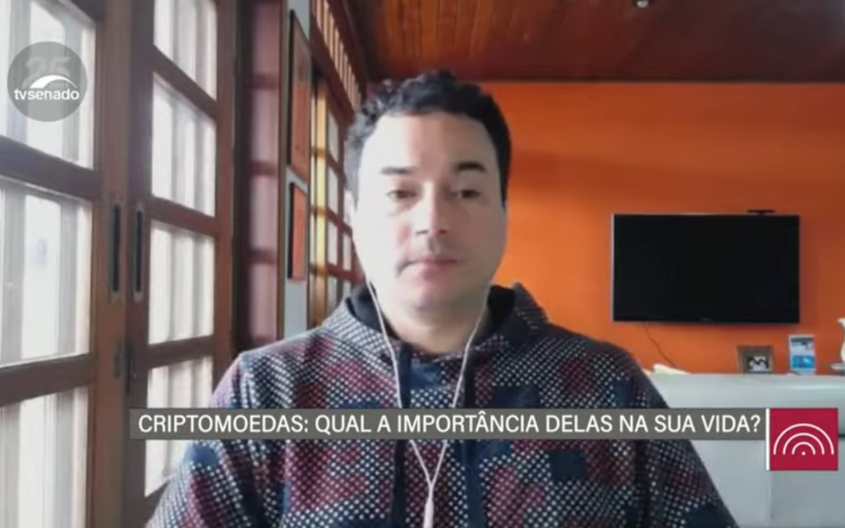 Evento da TV Senado sobre importância das criptomoedas