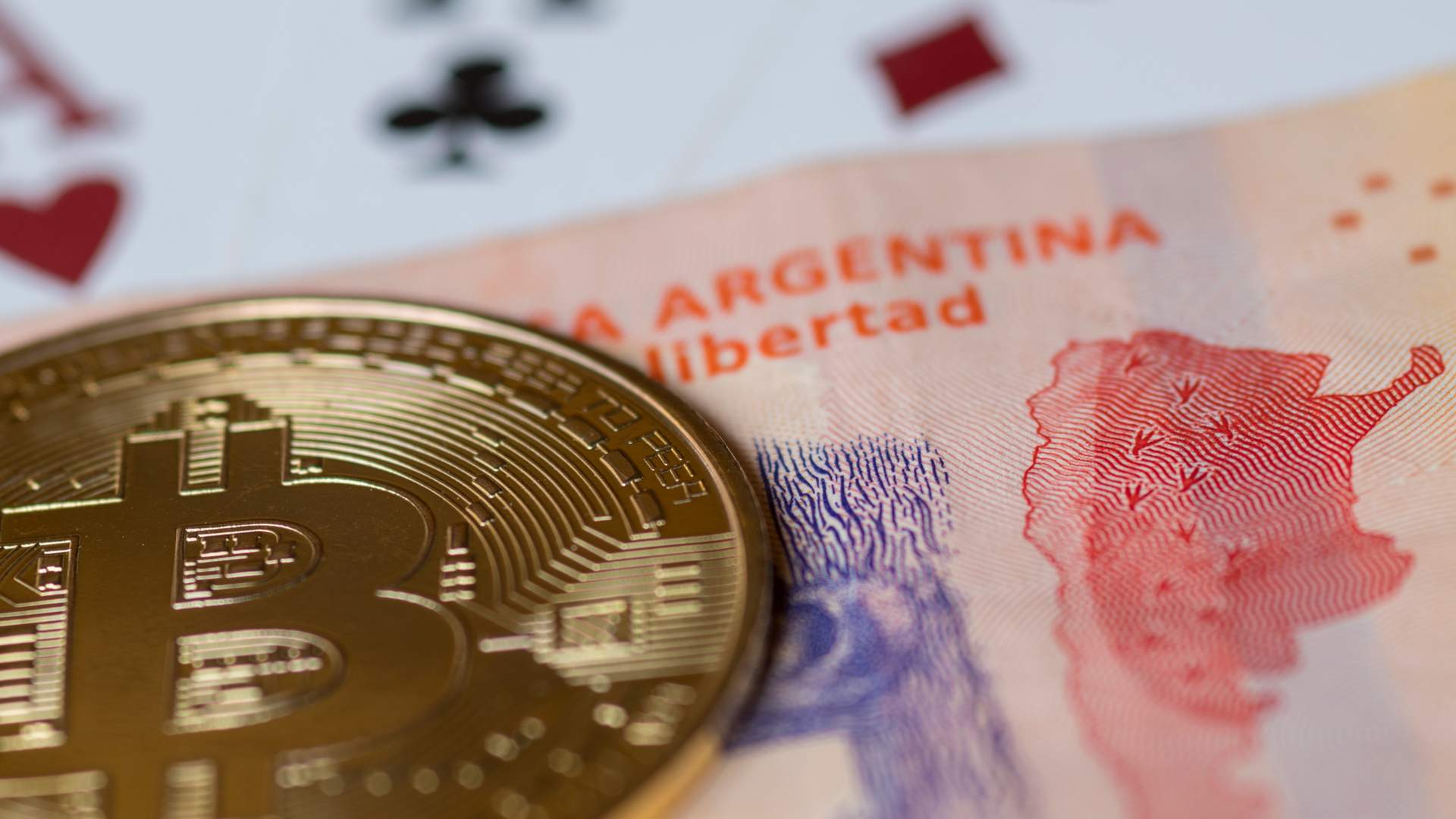 A moeda digital BITCOIN e o peso argentino