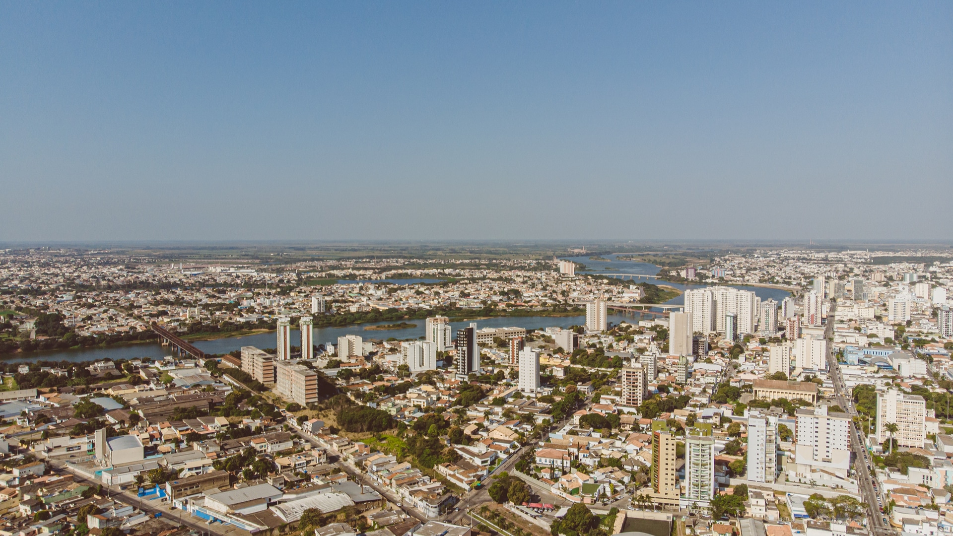 Área comercial na cidade de Campos dos Goytacazes no estado do Rio de Janeiro