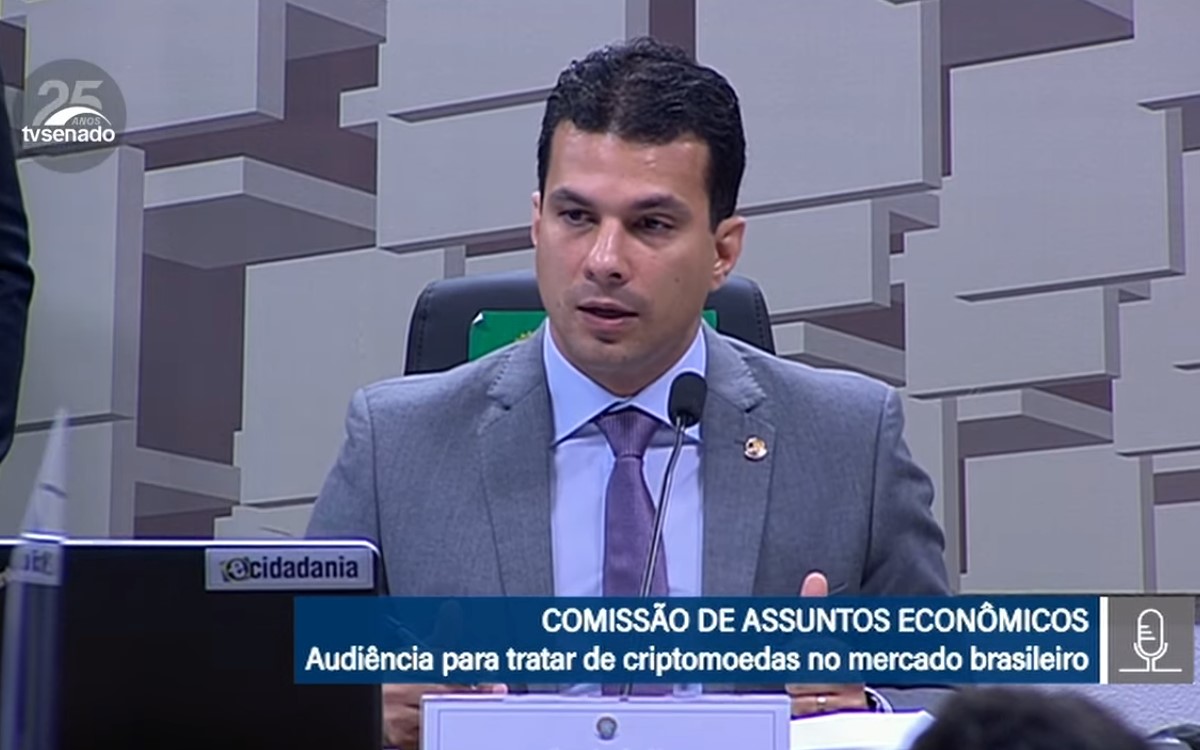 Senador Irajá em Comissão de Assuntos Econômicos sobre criptomoedas no mercado brasileiro