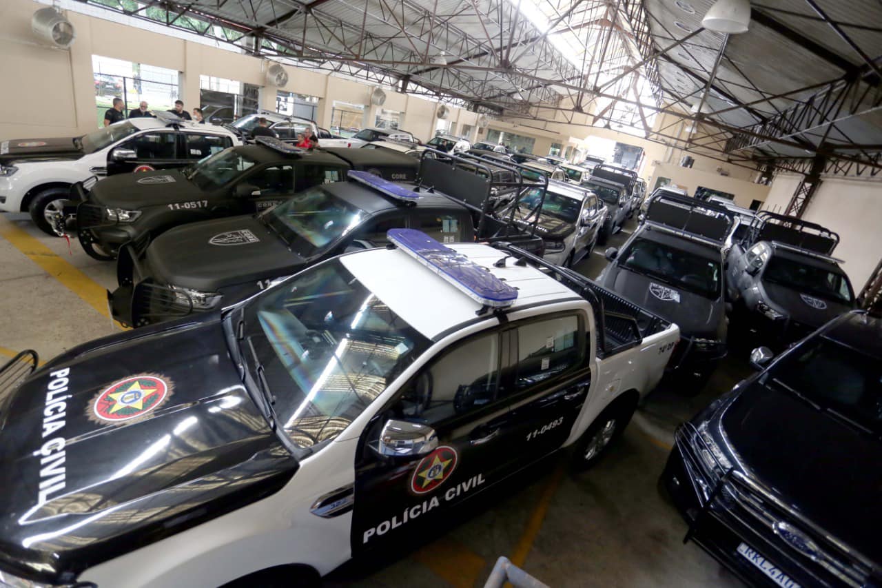 Viaturas da Polícia Civil do Rio de Janeiro