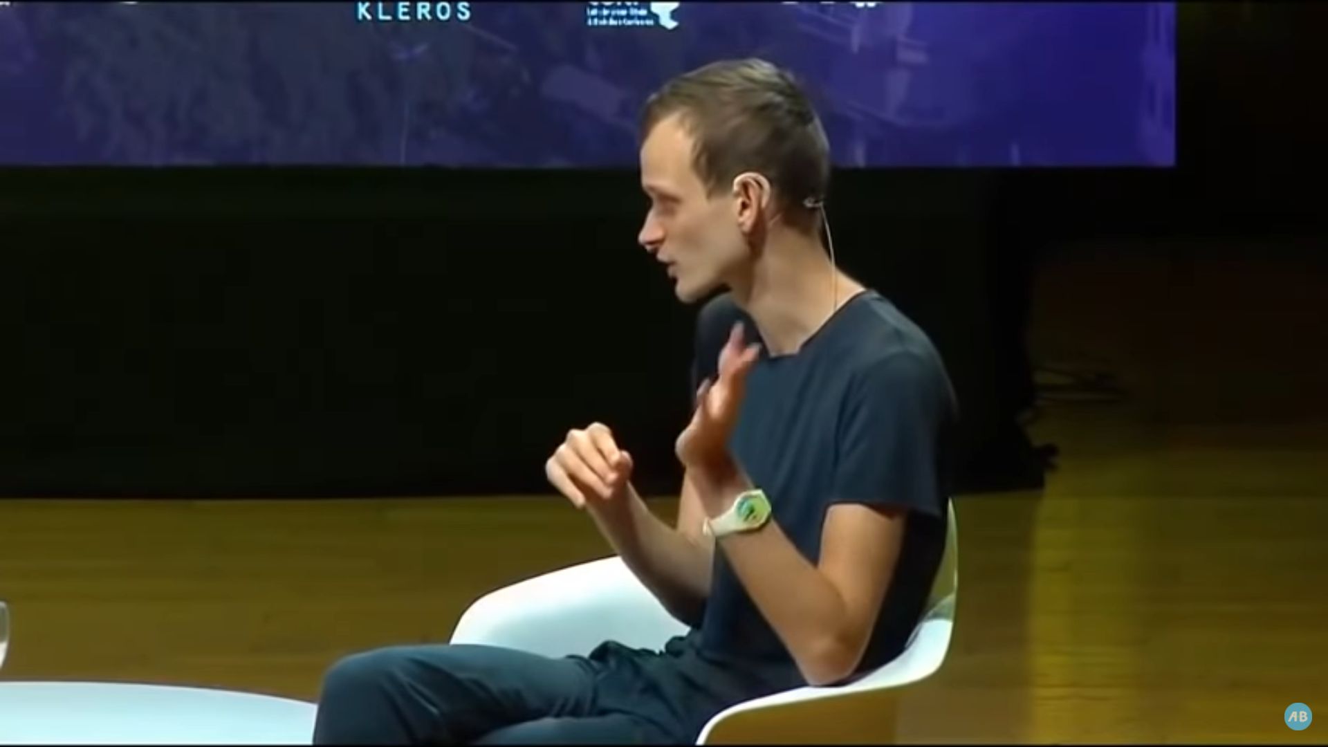 Vitalik Buterin durante evento na Argentina