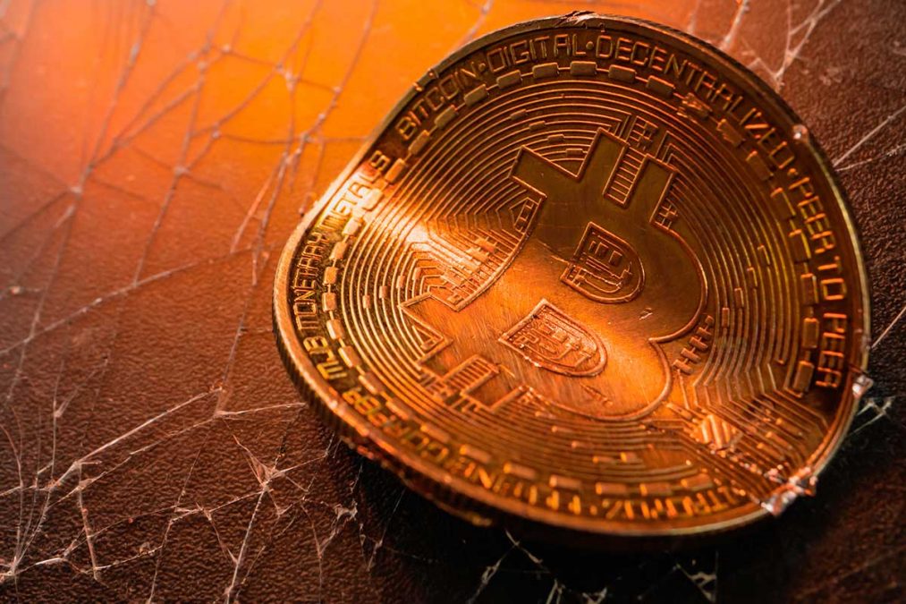 Bitcoin em queda