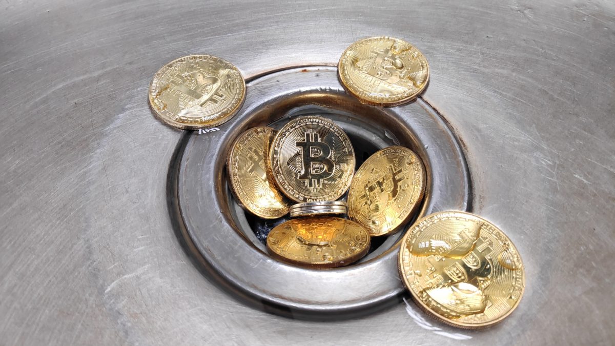 Bitcoin indo para o ralo