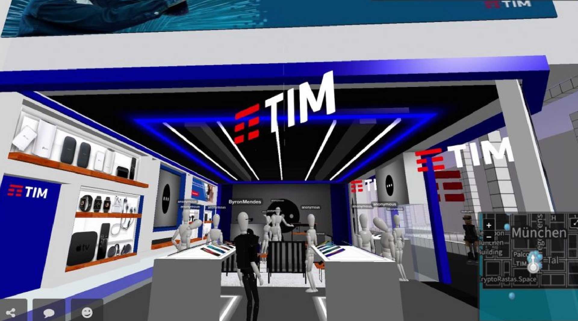 Tim loja metaverso
