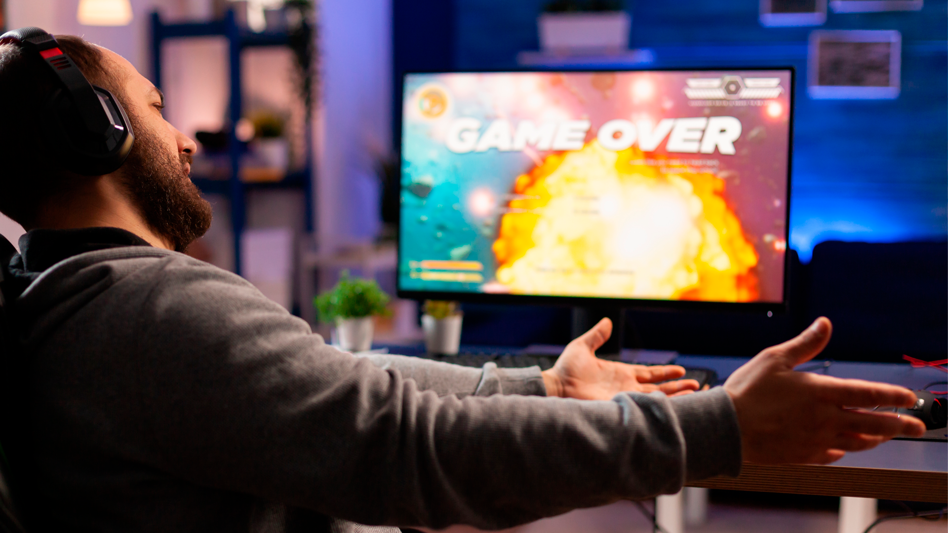 Game Over em jogo