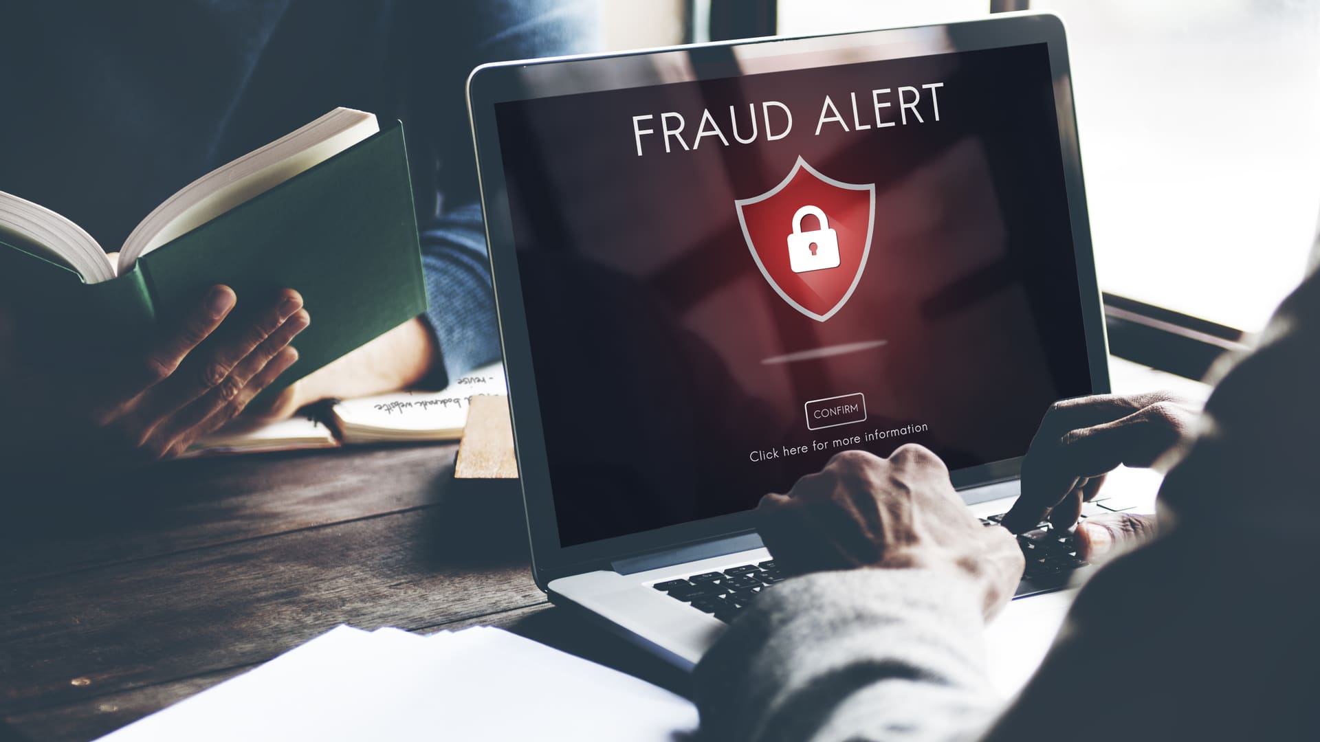 Alerta de fraude em computador