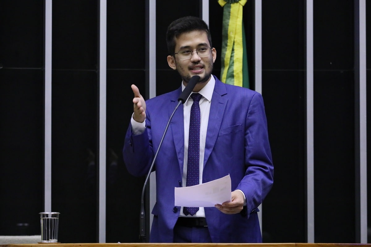 Deputado Federal Kim Kataguiri em plenário