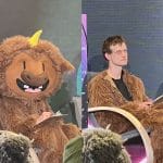 Vitalik Butein vestido de unicórnio em evento