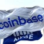 Bandeira da Coinbase.