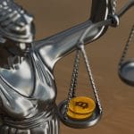 Estátua da justiça e bitcoin
