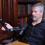 Michael Saylor, fundador da MicroStrategy, em entrevista com Lex Fridman. Fonte: YouTube / Reprodução.