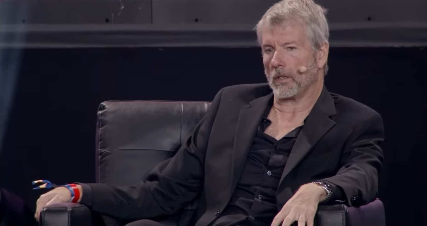 Michael Saylor na conferência Bitcoin 2022. Fonte: YouTube / Reprodução.