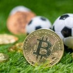 Bola de futebol e Bitcoin