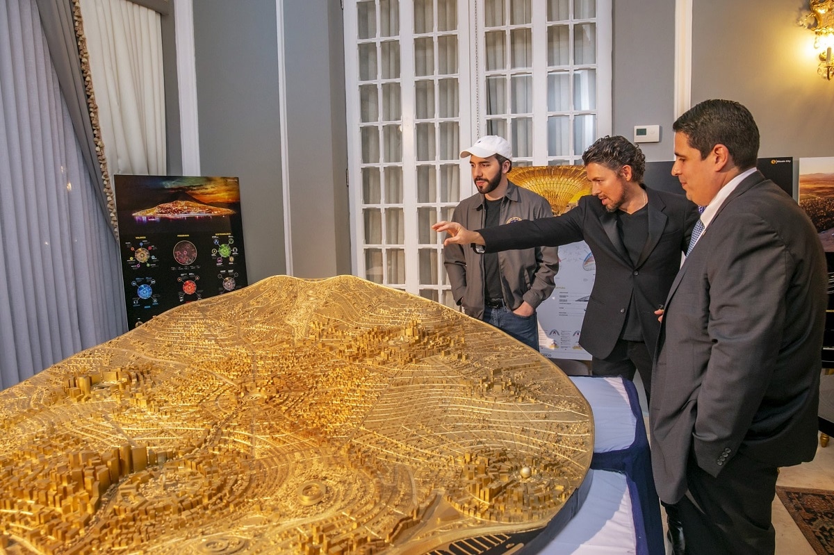 Presidente de El Salvador divulga imagens de Cidade Bitcoin que será construída no país