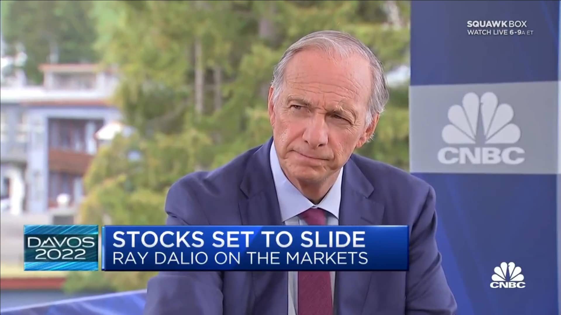 Ray Dalio, investidor americano, em conversa com a CNBC.