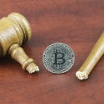 Martelo da lei quebrado e Bitcoin