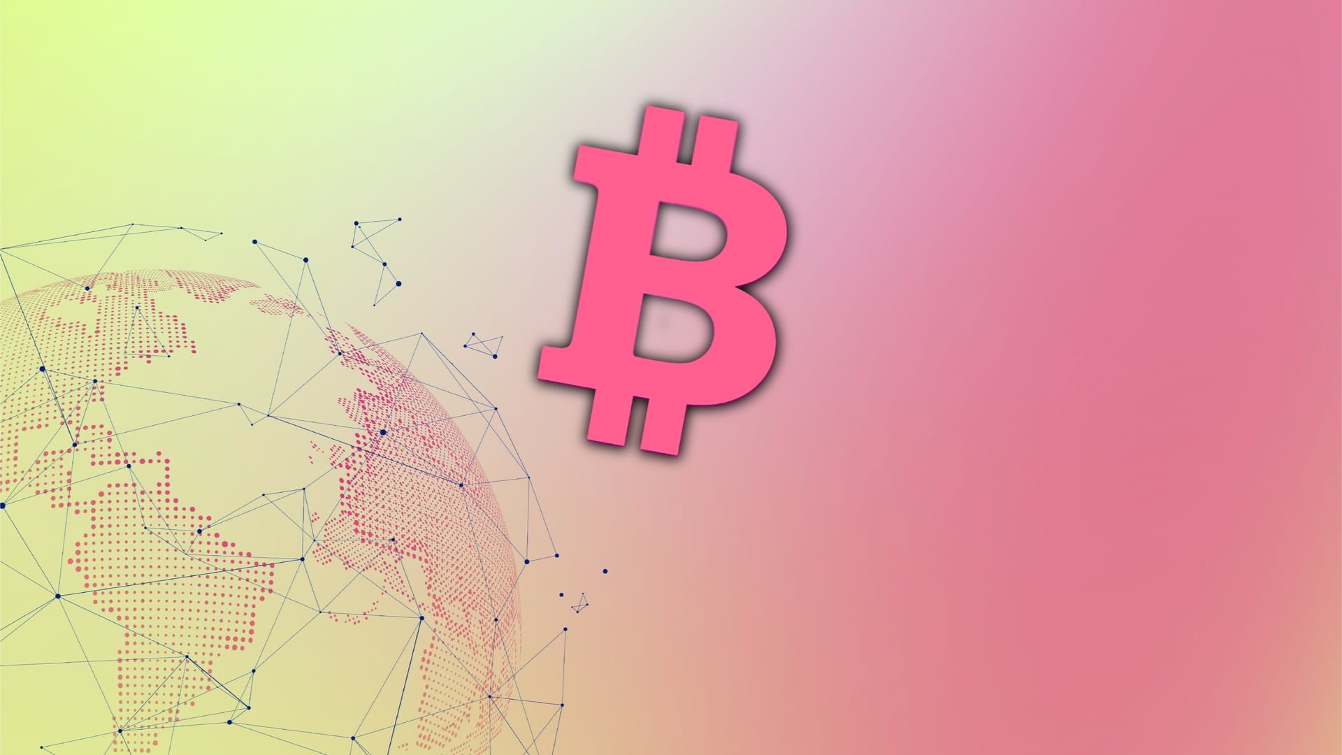 Rede Bitcoin próximo de mapa da América do Sul